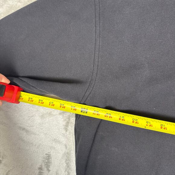 VTG Y2K Fila black 1/4 zip streetwear sportswear pullover sweatshirt mens XL - Picture 5 of 6